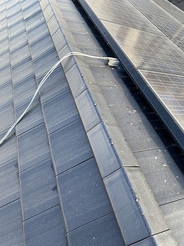 屋根の鳥被害　フン　屋根